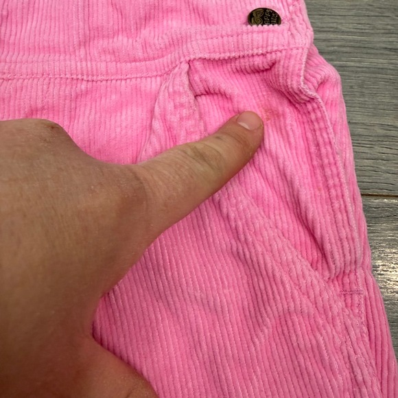 Retro Vintage Style Pink Corduroy Overalls By Happy Kids Joyeux Gamins Size 3 - Picture 4 of 16